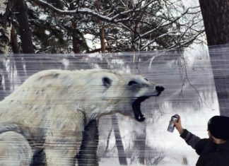 These Spray-Painted Animals in the Middle of Forrest Are Scary!