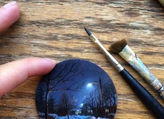 Artist Saves Memories of Her Travels in Miniature Landscape Paintings