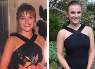 Teens Nailed Wearing Their Mom’s Vintage Dresses To Prom