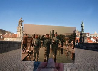 Photographer Combining Movie Scenes With Actual Places in Prague