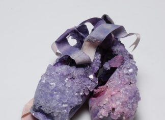 Alice Potts Creates Crystallized Ballet Slippers and Soccer Shoes