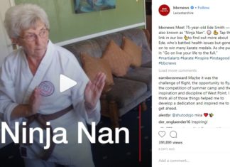 We Present You Medal-Winning “Ninja Nan“