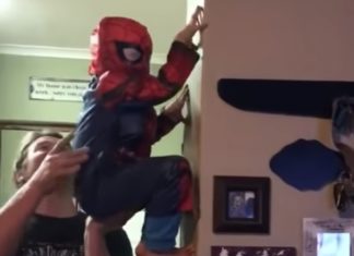 Dad Helps His Kid Become a Real-Life Spiderman