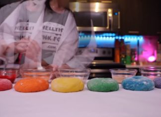 This is How You Make Huge Froot Loops Donuts