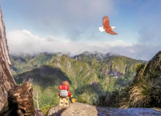 This Lego Backpacker Explored the Beauty of New Zealand
