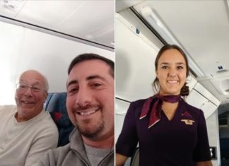 Dad Makes 6 Flights in Order to Spend Christmas with his Flight Attendant Daughter