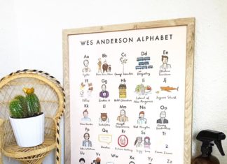 Illustrator Recreates the Alphabet with Characters from Movies and Places