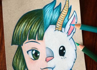 Artist Combines Two Characters Into One