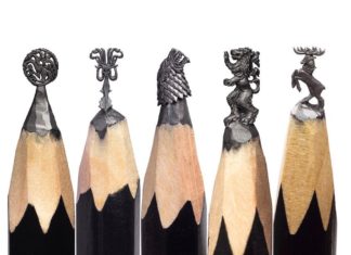 Artist Carves Miniature “Game Of Thrones” Sculptures on Pencils