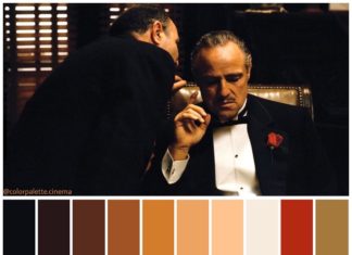 Someone is Creating Color Pallets of Famous Movie Scenes