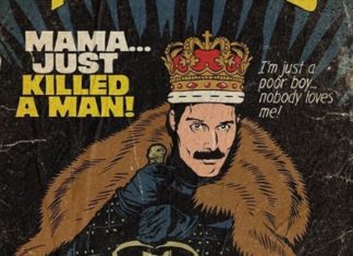 Graphic Designer Puts Queen Quotes on Comic Book Covers