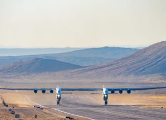Stratolaunch World's Biggest Plane Takes Off