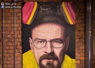 Street Artist Paints Murals Of Famous Pop Culture Icons