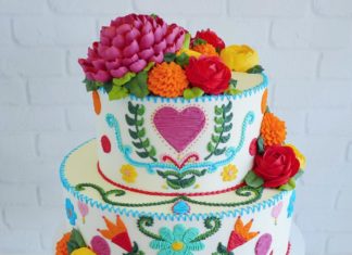 Cake Artist Creates Desserts That Look like Embroidered Dresses