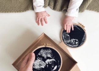Announce Your Pregnancy With a Custom Made Ultrasound Embroidery