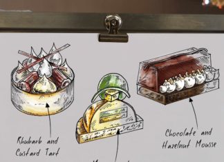 Artist Works Exclusively on Illustrating Food