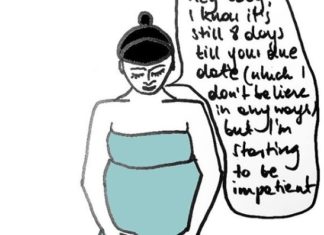 Follow the Pregnancy Diary of a Young Illustrator