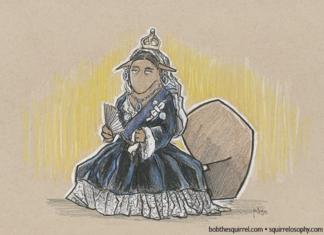 Cartoonist Imagines Historical Figures as Squirrels