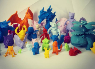 Group Of Artists Created 3D Printer Models of All 151 First Generation Pokémon