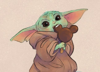 Jen Shari Ewing Imagines Baby Yoda Munching on Junk Food