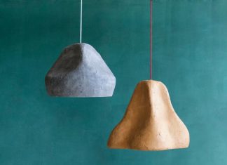 These Lamps Are Made of Paper Maché